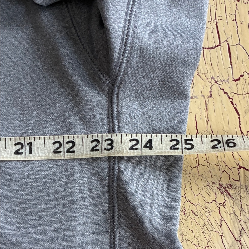 Nike Dri-Fit Heather Gray Baseball Hoodie featuring the backwards K - Picture 6 of 14